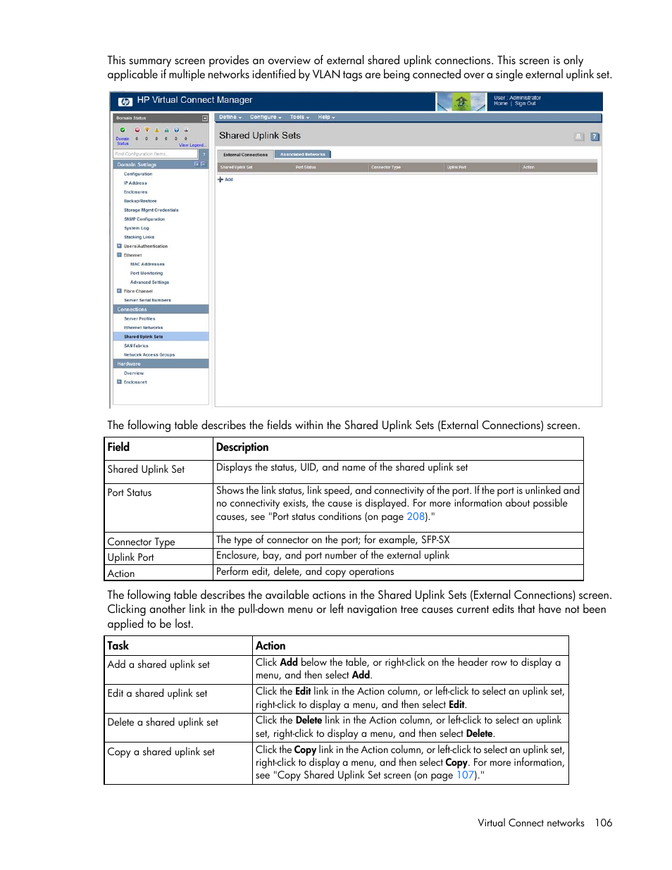 HP 1.10GB Virtual Connect Ethernet Module for c-Class BladeSystem User Manual | Page 106 / 230