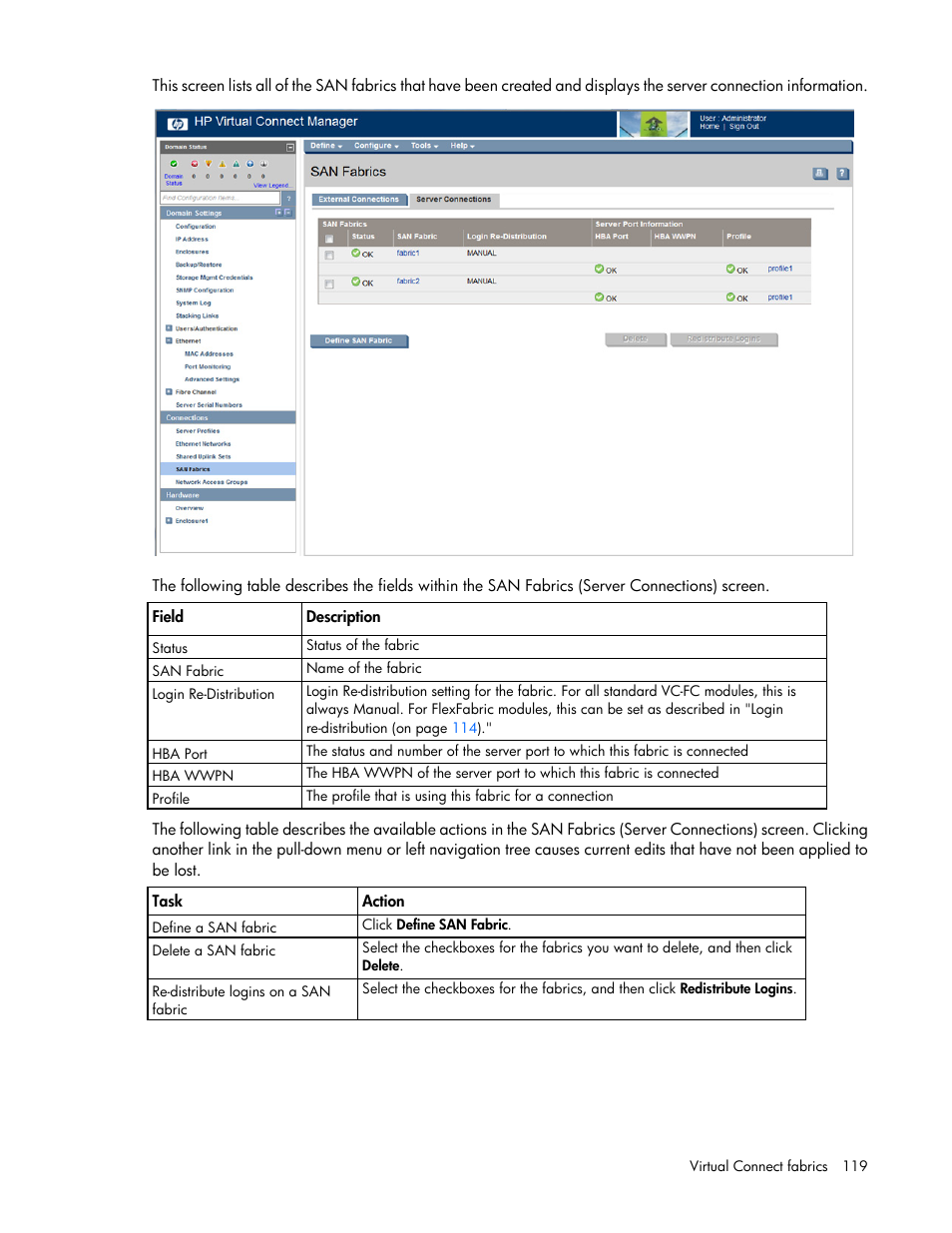 HP 1.10GB Virtual Connect Ethernet Module for c-Class BladeSystem User Manual | Page 119 / 230