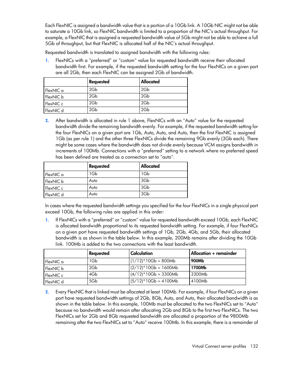 HP 1.10GB Virtual Connect Ethernet Module for c-Class BladeSystem User Manual | Page 132 / 230