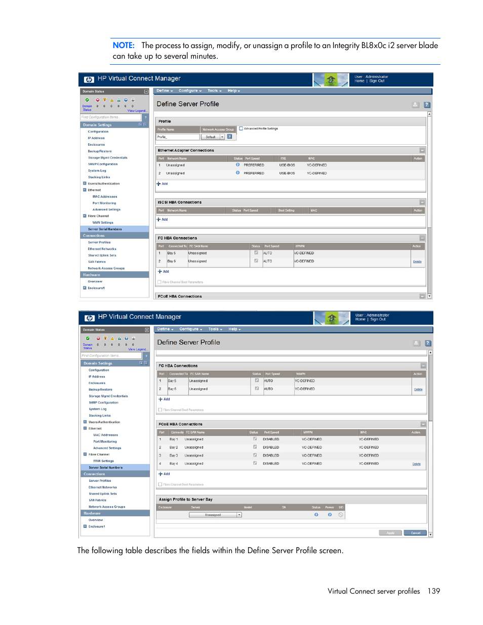 HP 1.10GB Virtual Connect Ethernet Module for c-Class BladeSystem User Manual | Page 139 / 230