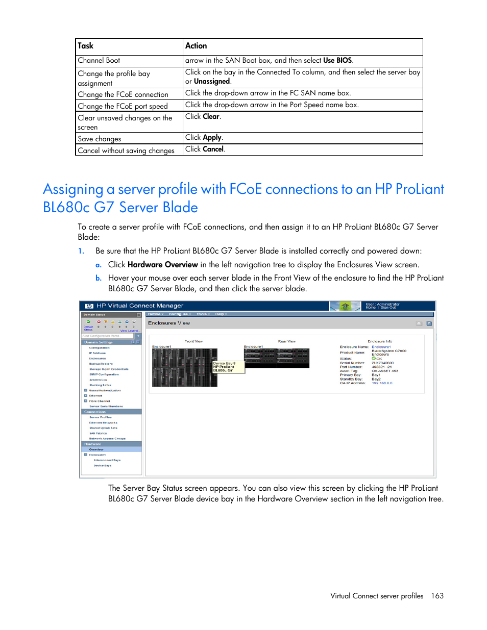 HP 1.10GB Virtual Connect Ethernet Module for c-Class BladeSystem User Manual | Page 163 / 230