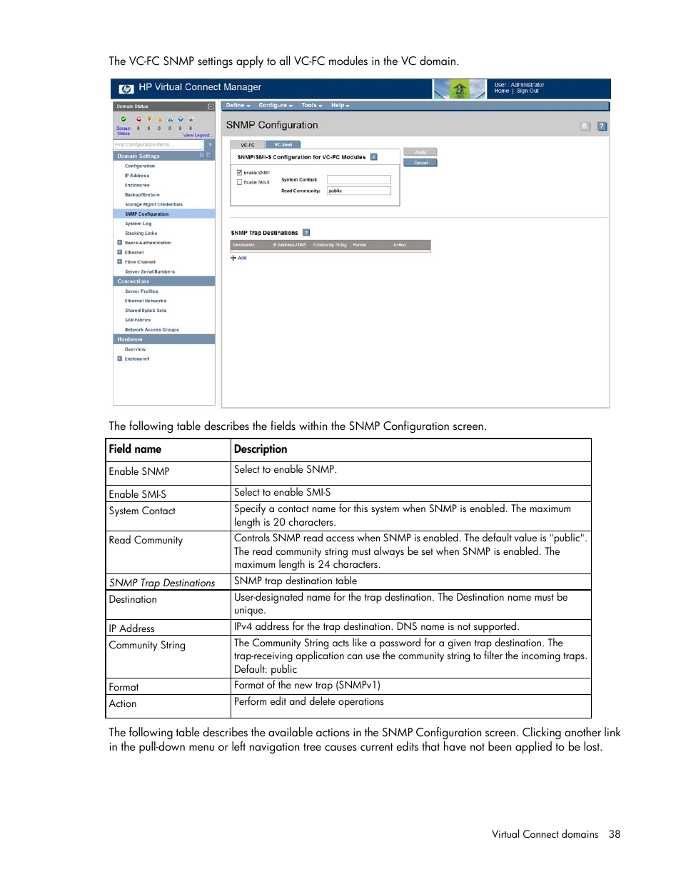 HP 1.10GB Virtual Connect Ethernet Module for c-Class BladeSystem User Manual | Page 38 / 230