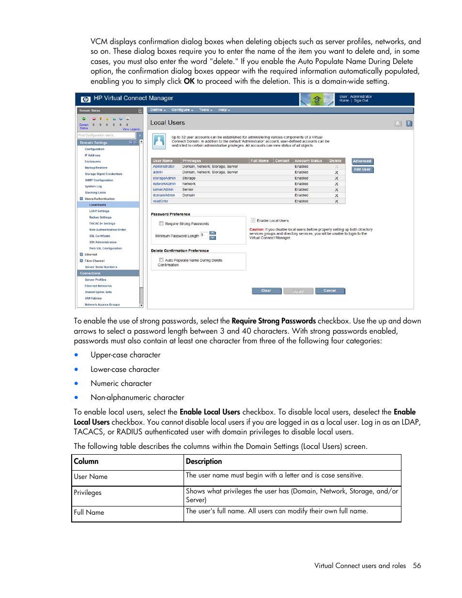 HP 1.10GB Virtual Connect Ethernet Module for c-Class BladeSystem User Manual | Page 56 / 230