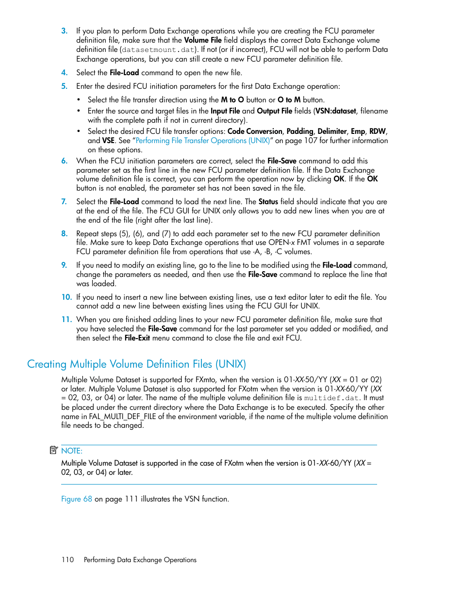 Creating multiple volume definition files (unix) | HP XP P9500 Storage User Manual | Page 110 / 182