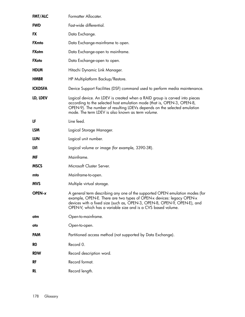 HP XP P9500 Storage User Manual | Page 178 / 182