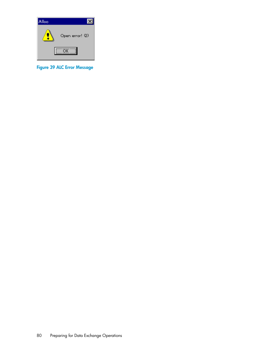 Alc error message | HP XP P9500 Storage User Manual | Page 80 / 182