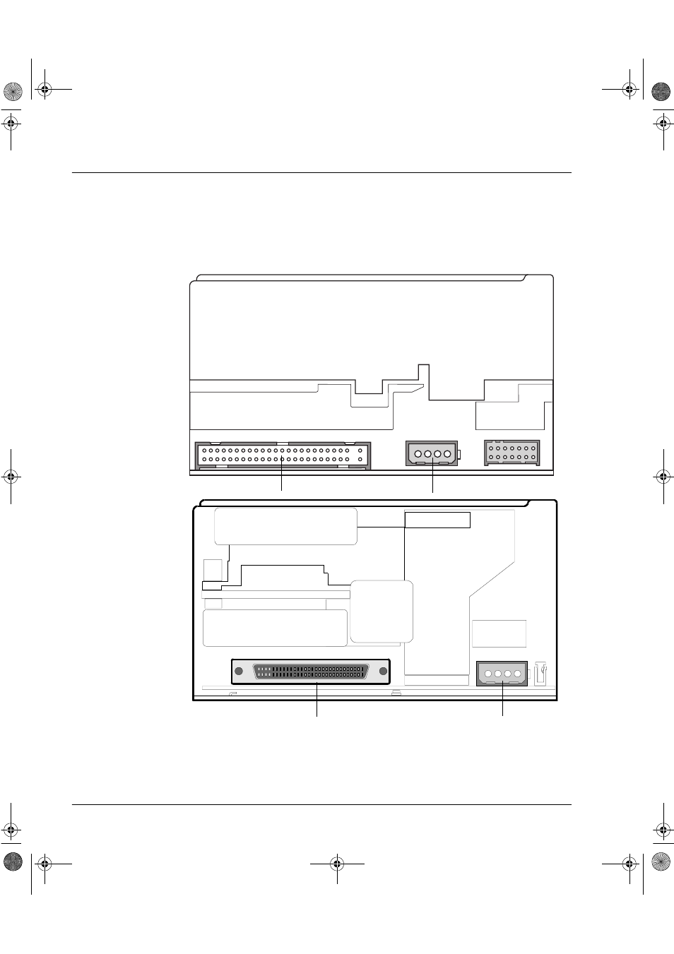 Step 6: attach power and scsi cables | HP Surestore DLT 80 Tape Drive User Manual | Page 15 / 93