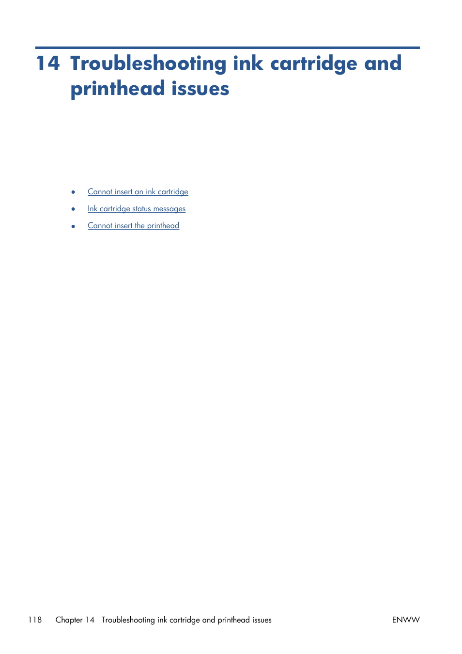 Troubleshooting ink cartridge and printhead issues | HP Designjet T120 ePrinter User Manual | Page 126 / 156