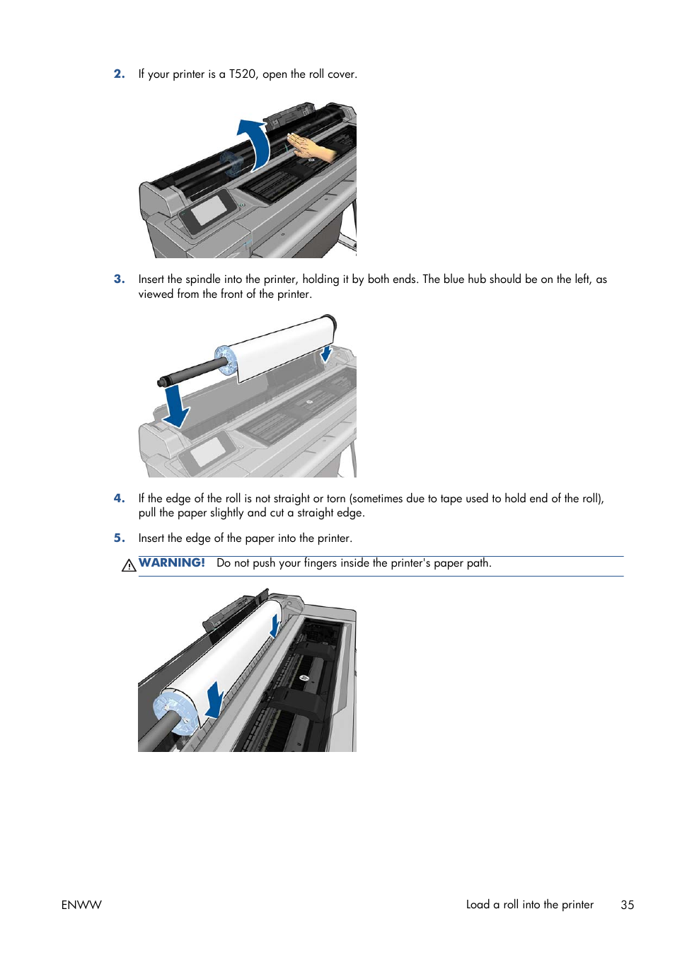 HP Designjet T120 ePrinter User Manual | Page 43 / 156