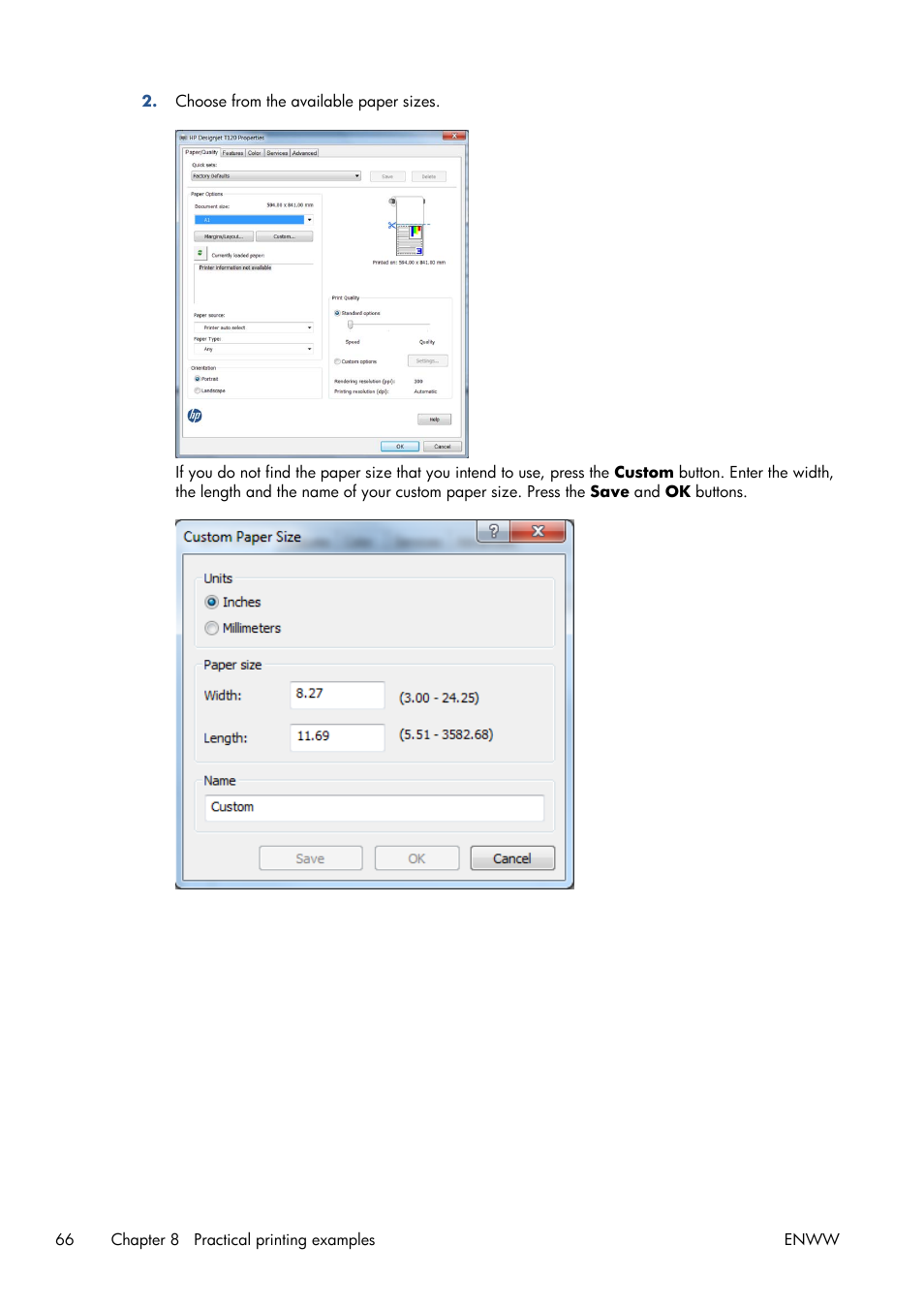 HP Designjet T120 ePrinter User Manual | Page 74 / 156