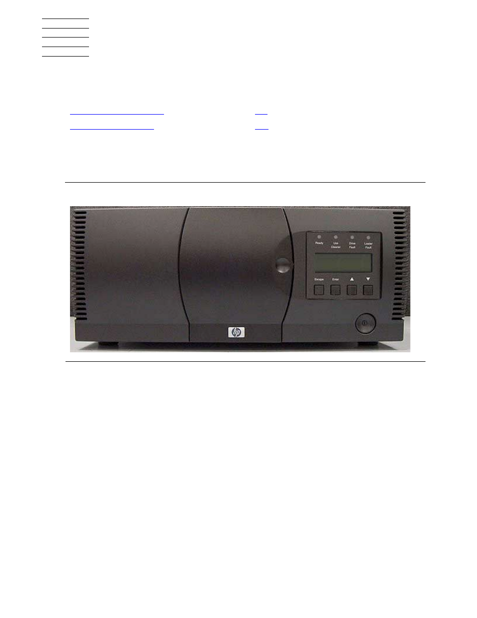 1 overview of the tape drive, Tape drive description, Control panel | Overview of the tape drive, Figure 1-1, Front view of the tape drive | HP Integrity NonStop H-Series User Manual | Page 17 / 138