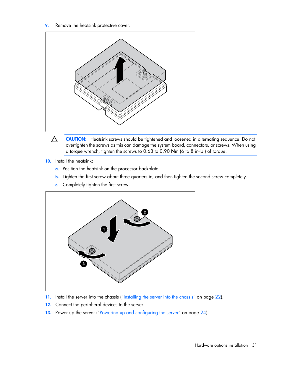HP ProLiant SL390s G7 Server User Manual | Page 31 / 85