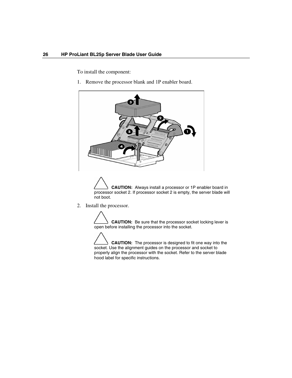 HP ProLiant BL25p Server-Blade User Manual | Page 26 / 118