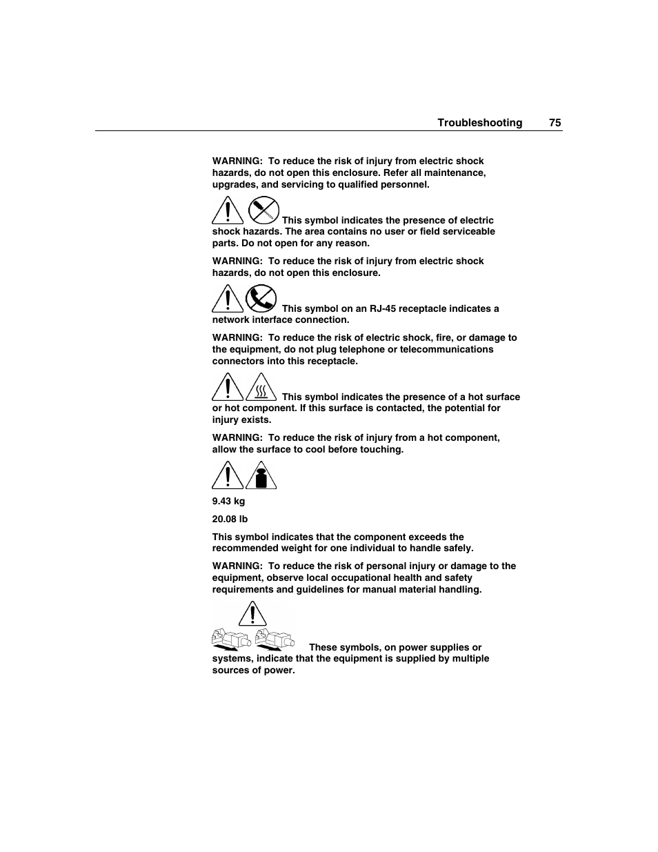 HP ProLiant BL25p Server-Blade User Manual | Page 75 / 118