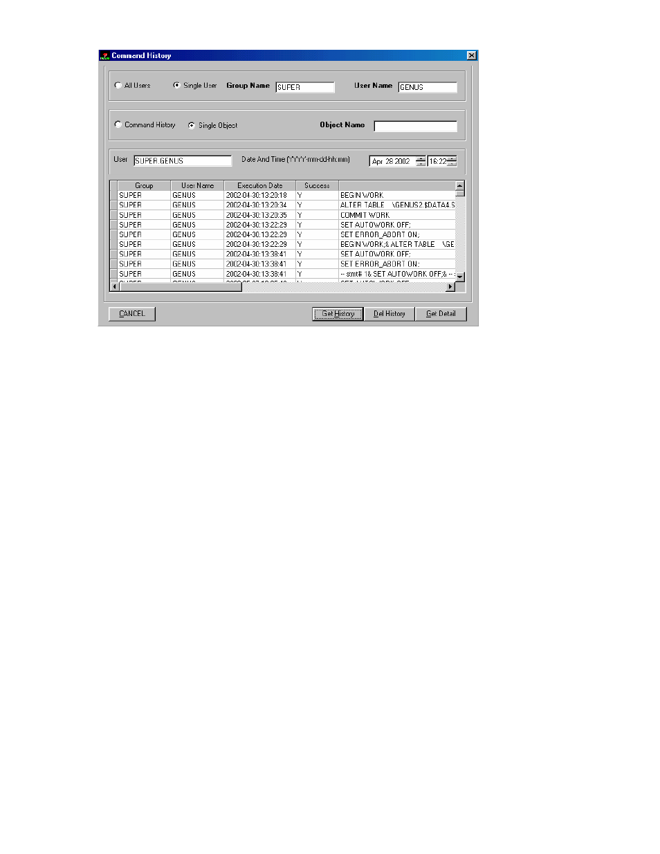 Choose users, Choose object | HP Integrity NonStop H-Series User Manual | Page 112 / 278