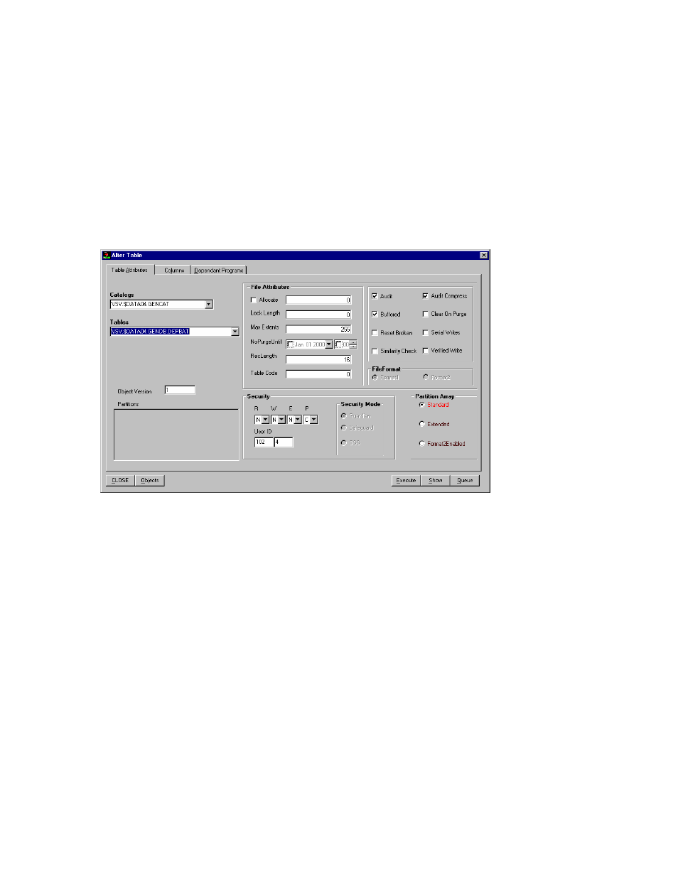 Altering a table | HP Integrity NonStop H-Series User Manual | Page 146 / 278