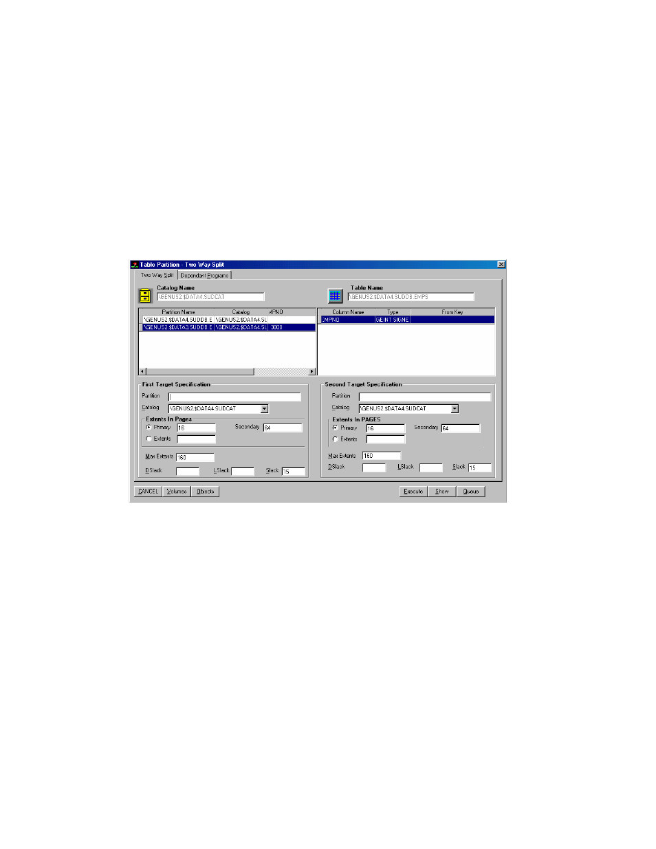 Performing a two-way split | HP Integrity NonStop H-Series User Manual | Page 237 / 278