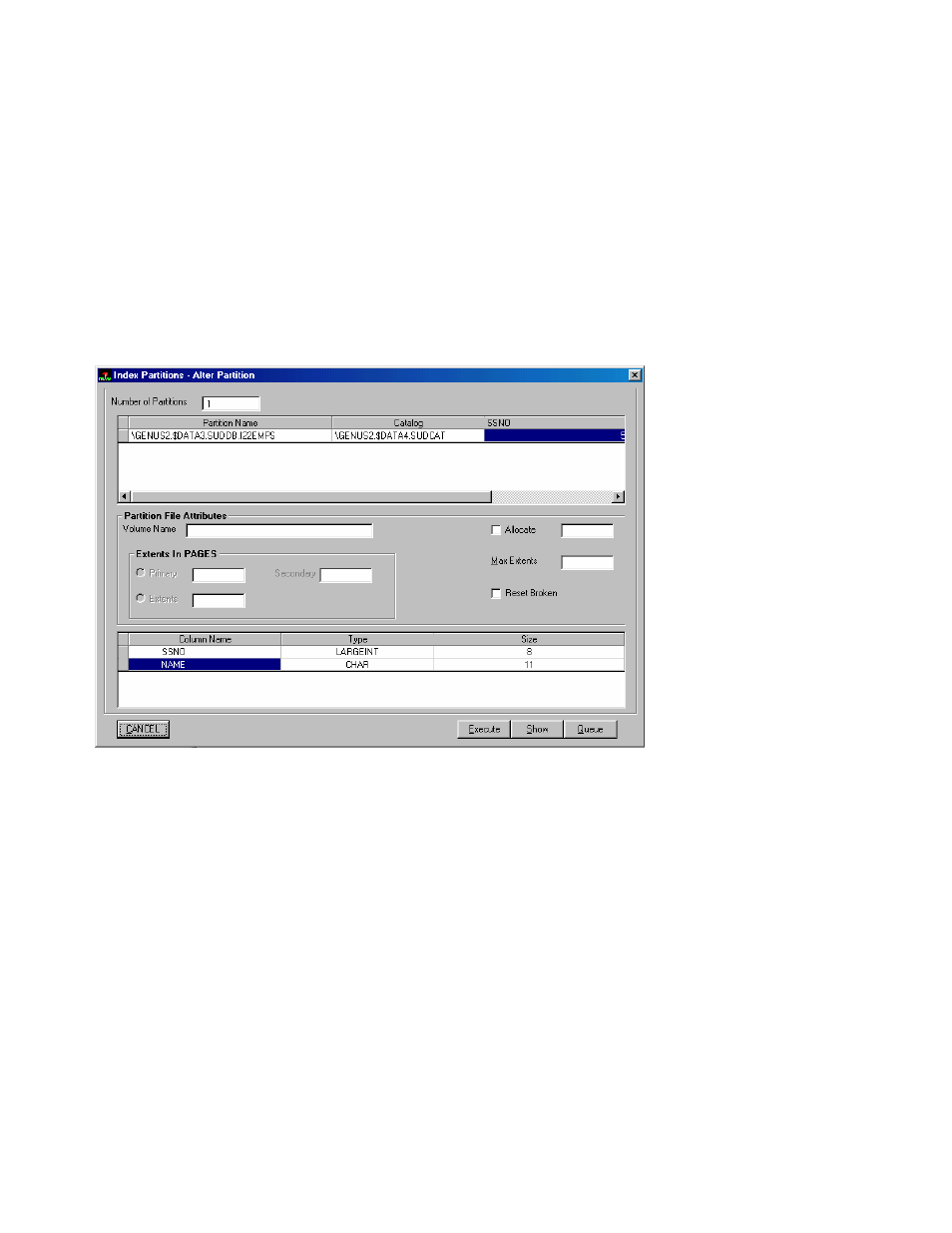 Altering partitions | HP Integrity NonStop H-Series User Manual | Page 251 / 278