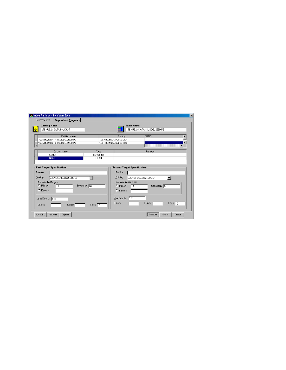 Performing a two-way split | HP Integrity NonStop H-Series User Manual | Page 259 / 278
