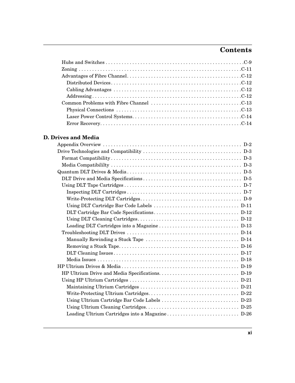 HP Surestore 6.140 Tape Library User Manual | Page 11 / 240