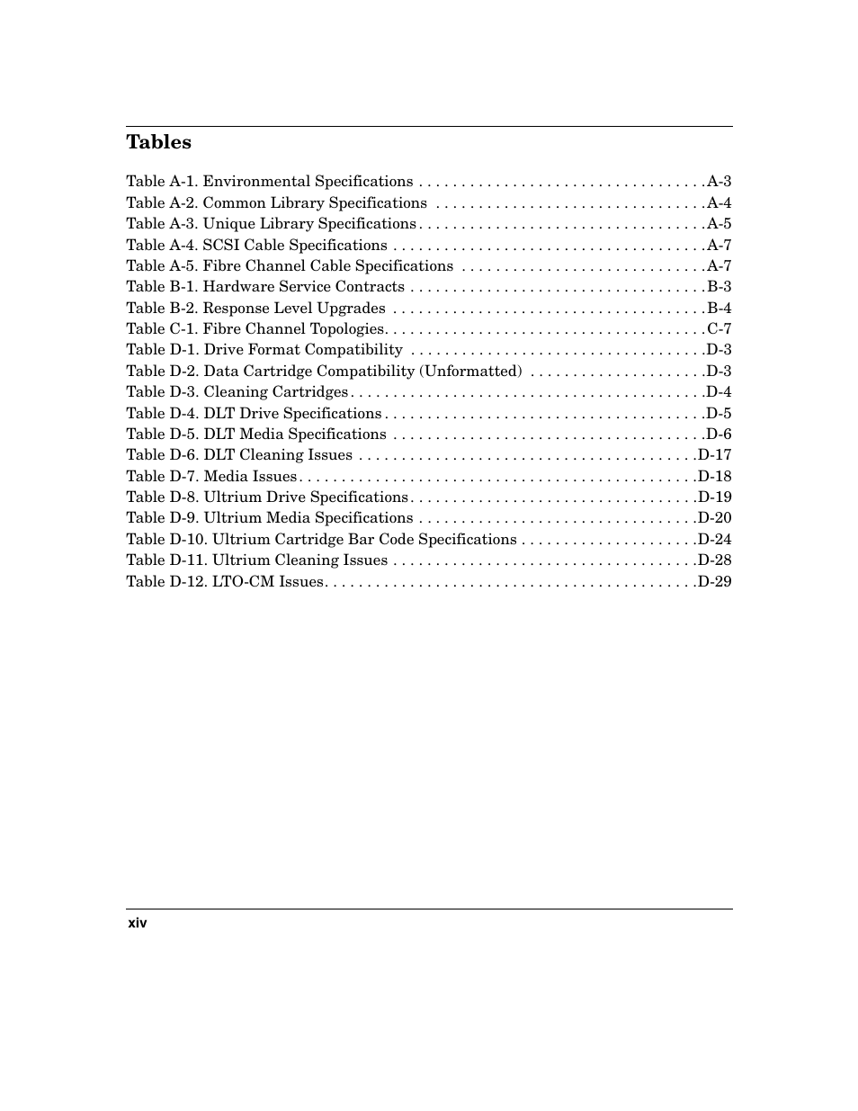 HP Surestore 6.140 Tape Library User Manual | Page 14 / 240