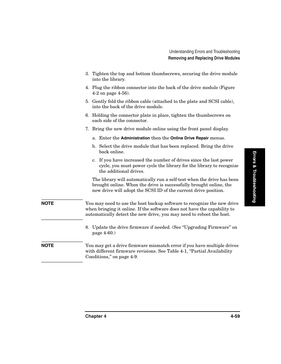 HP Surestore 6.140 Tape Library User Manual | Page 165 / 240