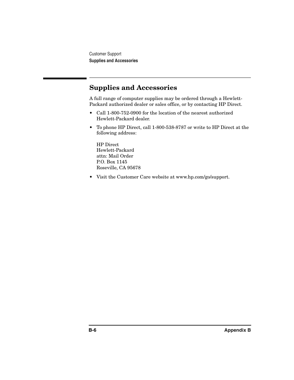 Supplies and accessories | HP Surestore 6.140 Tape Library User Manual | Page 184 / 240