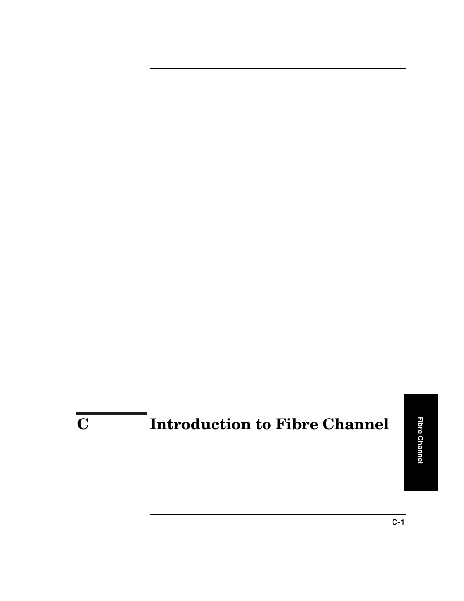 C introduction to fibre channel, C. introduction to fibre channel, Cintroduction to fibre channel | HP Surestore 6.140 Tape Library User Manual | Page 185 / 240