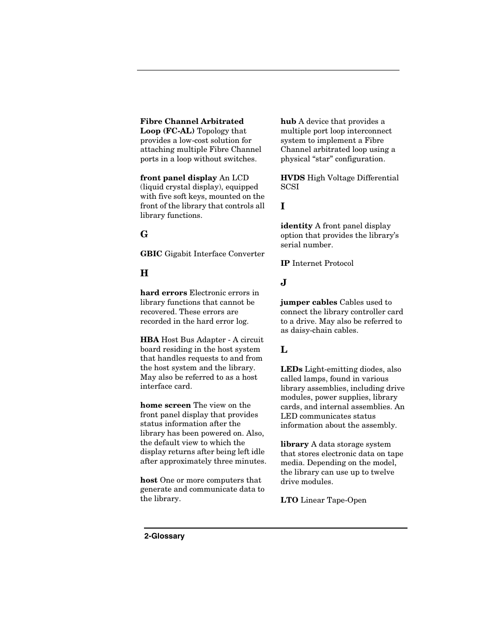 HP Surestore 6.140 Tape Library User Manual | Page 232 / 240