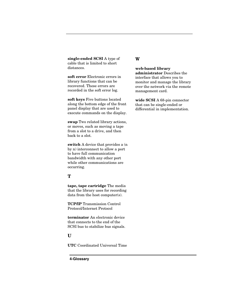 HP Surestore 6.140 Tape Library User Manual | Page 234 / 240