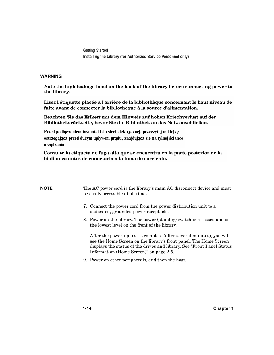 HP Surestore 6.140 Tape Library User Manual | Page 30 / 240