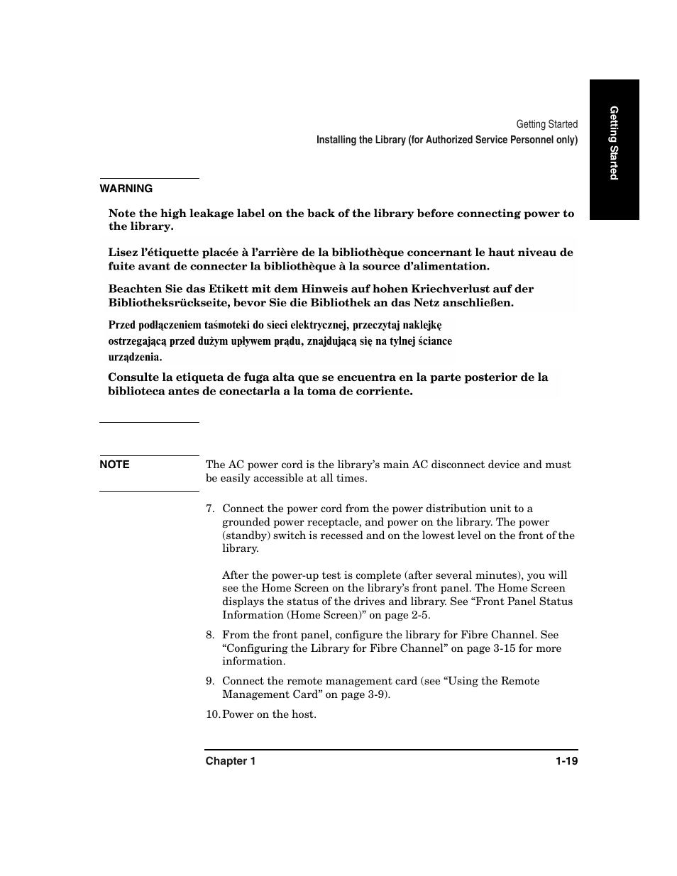 HP Surestore 6.140 Tape Library User Manual | Page 35 / 240