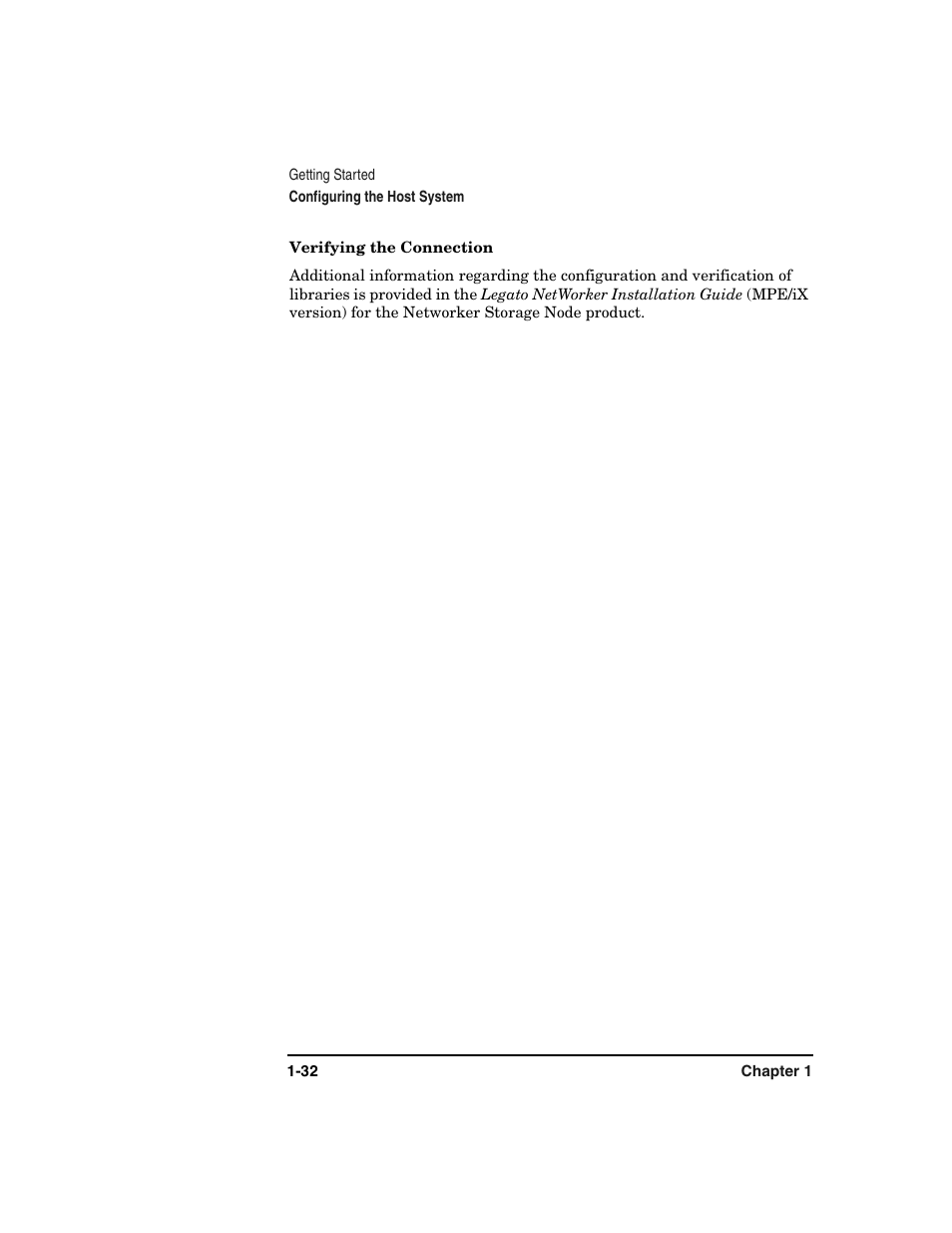 Verifying the connection -32 | HP Surestore 6.140 Tape Library User Manual | Page 48 / 240