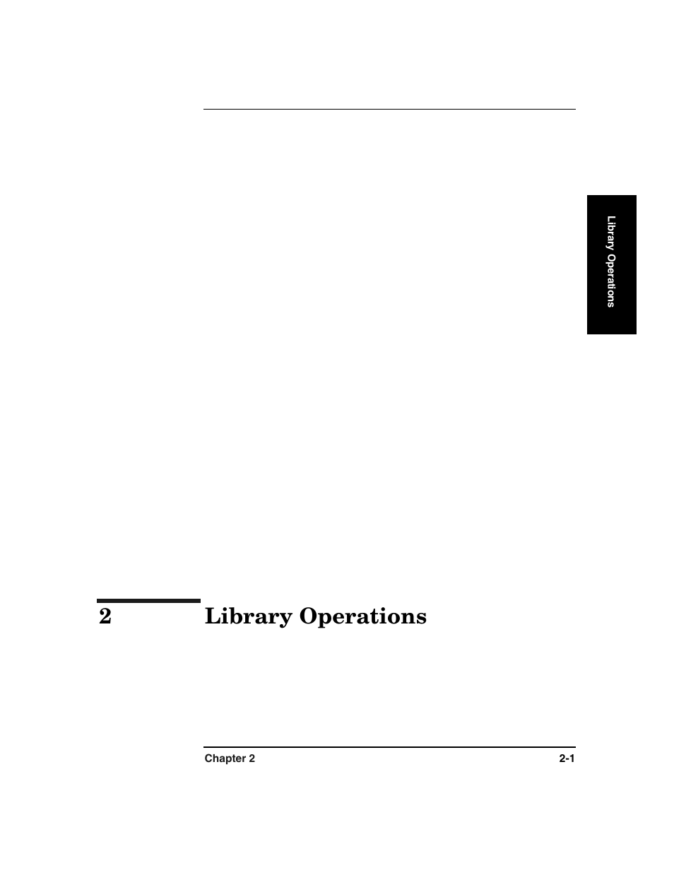 2 library operations, Library operations, 2library operations | HP Surestore 6.140 Tape Library User Manual | Page 59 / 240