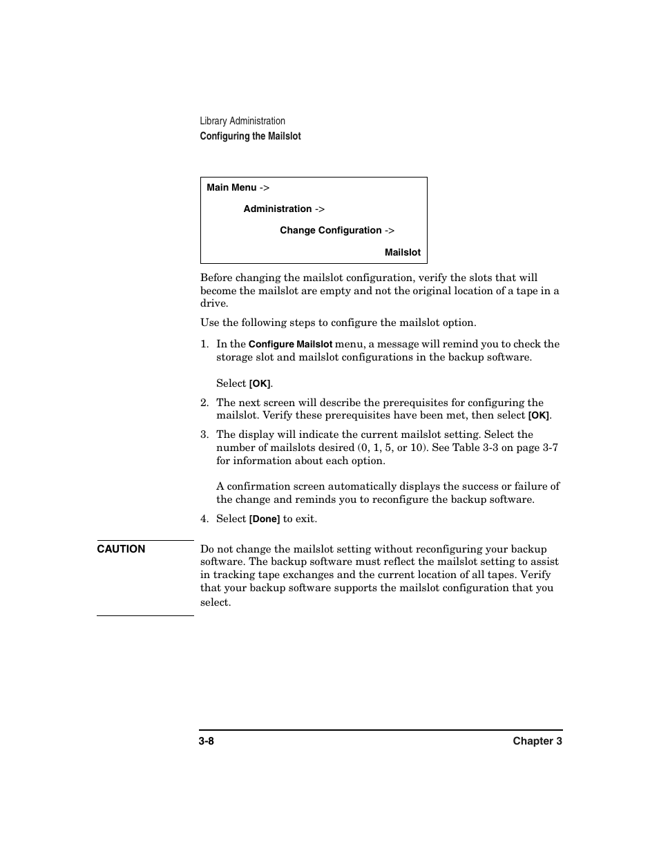HP Surestore 6.140 Tape Library User Manual | Page 82 / 240