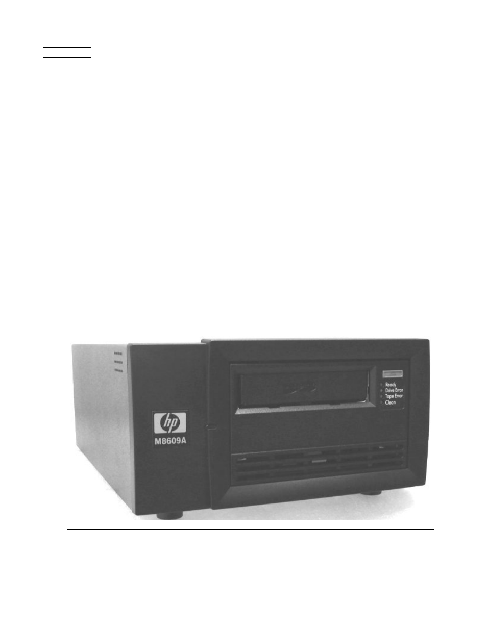 Installation, Series server, Figure 2-1 | Front view of tape drive | HP Integrity NonStop J-Series User Manual | Page 13 / 50