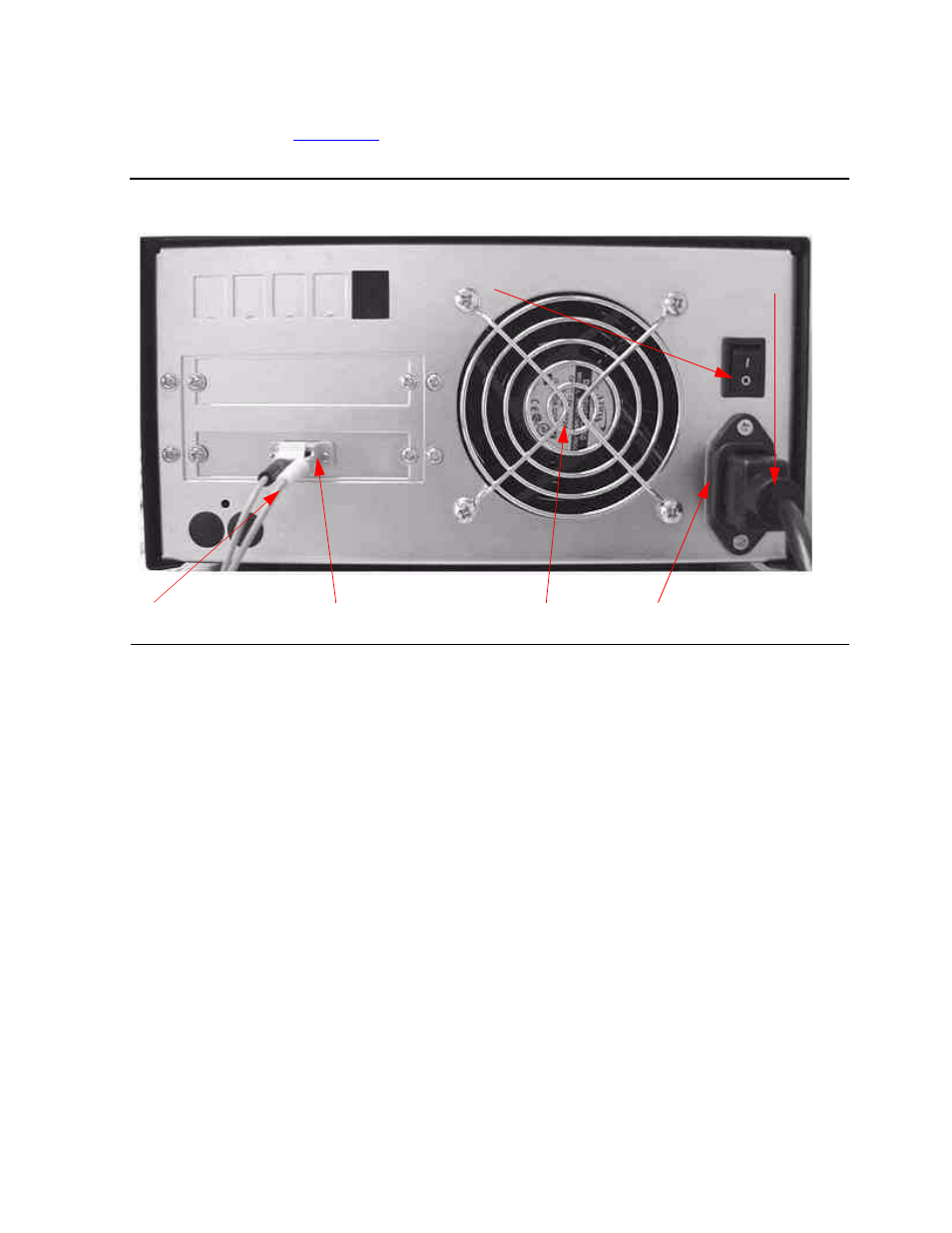Figure 2-3, Rear components of tape drive | HP Integrity NonStop J-Series User Manual | Page 15 / 50