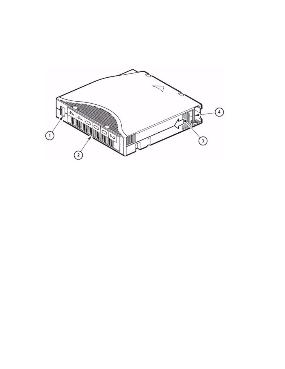Ultrium cartridges, Apply cartridge labels, Figure 3-4 | Ultrium cartridge components, Ultrium cartridges apply cartridge labels | HP Integrity NonStop J-Series User Manual | Page 25 / 50