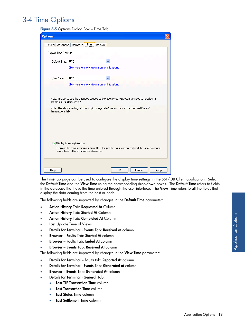 Time options, 4 time options | HP Integrity NonStop J-Series User Manual | Page 19 / 89