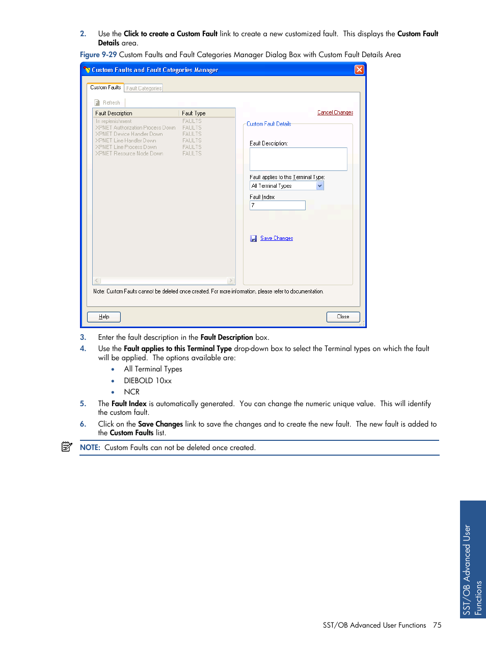 Changing faults | HP Integrity NonStop J-Series User Manual | Page 75 / 89