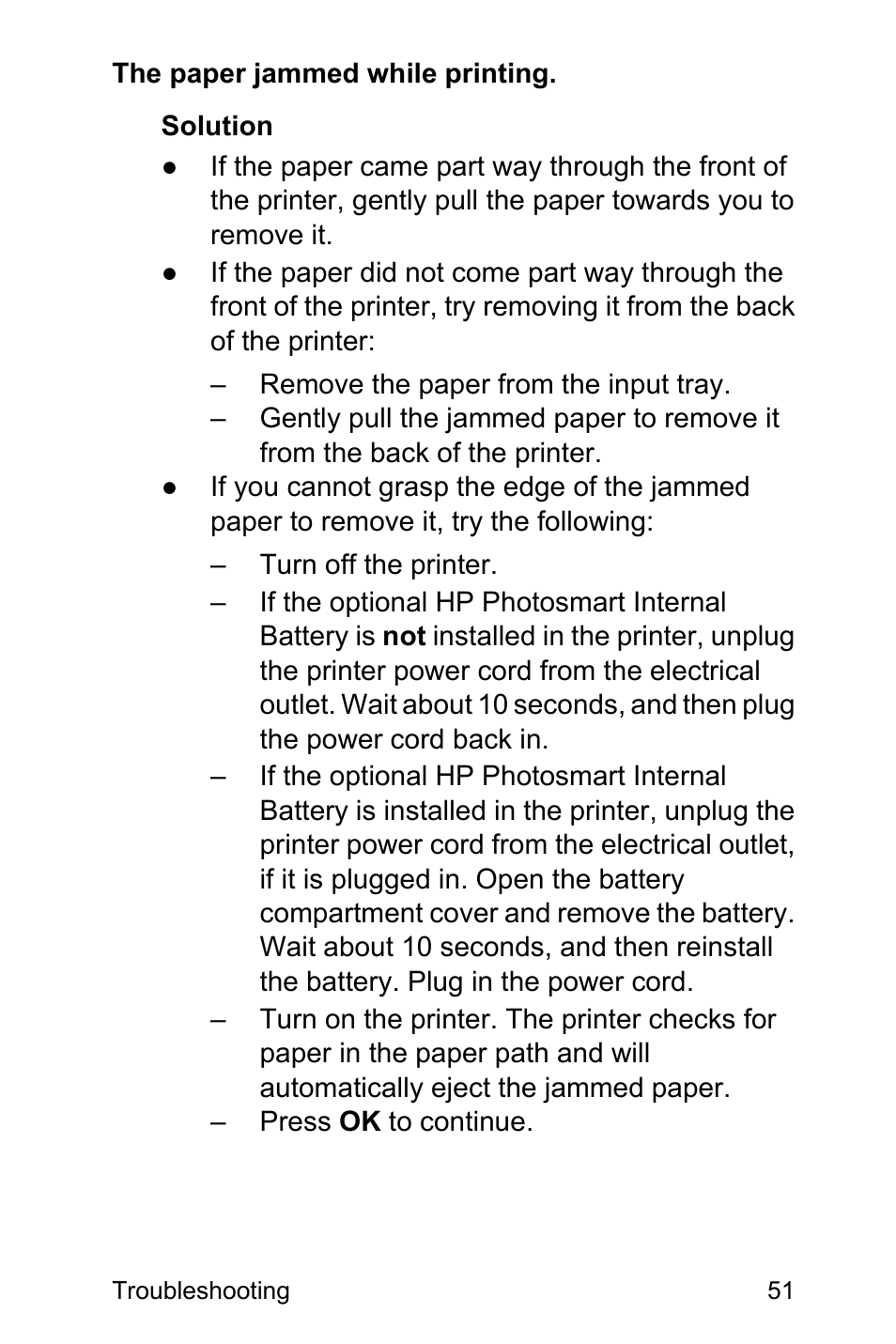 HP Photosmart A310 Compact Photo Printer User Manual | Page 55 / 86