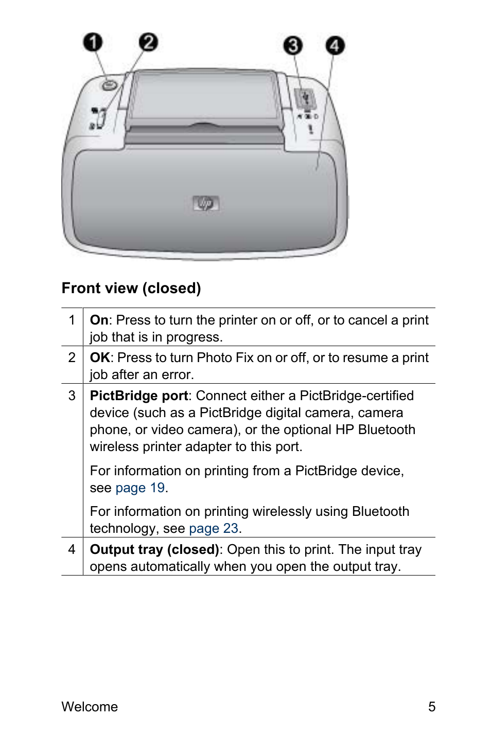 HP Photosmart A310 Compact Photo Printer User Manual | Page 9 / 86