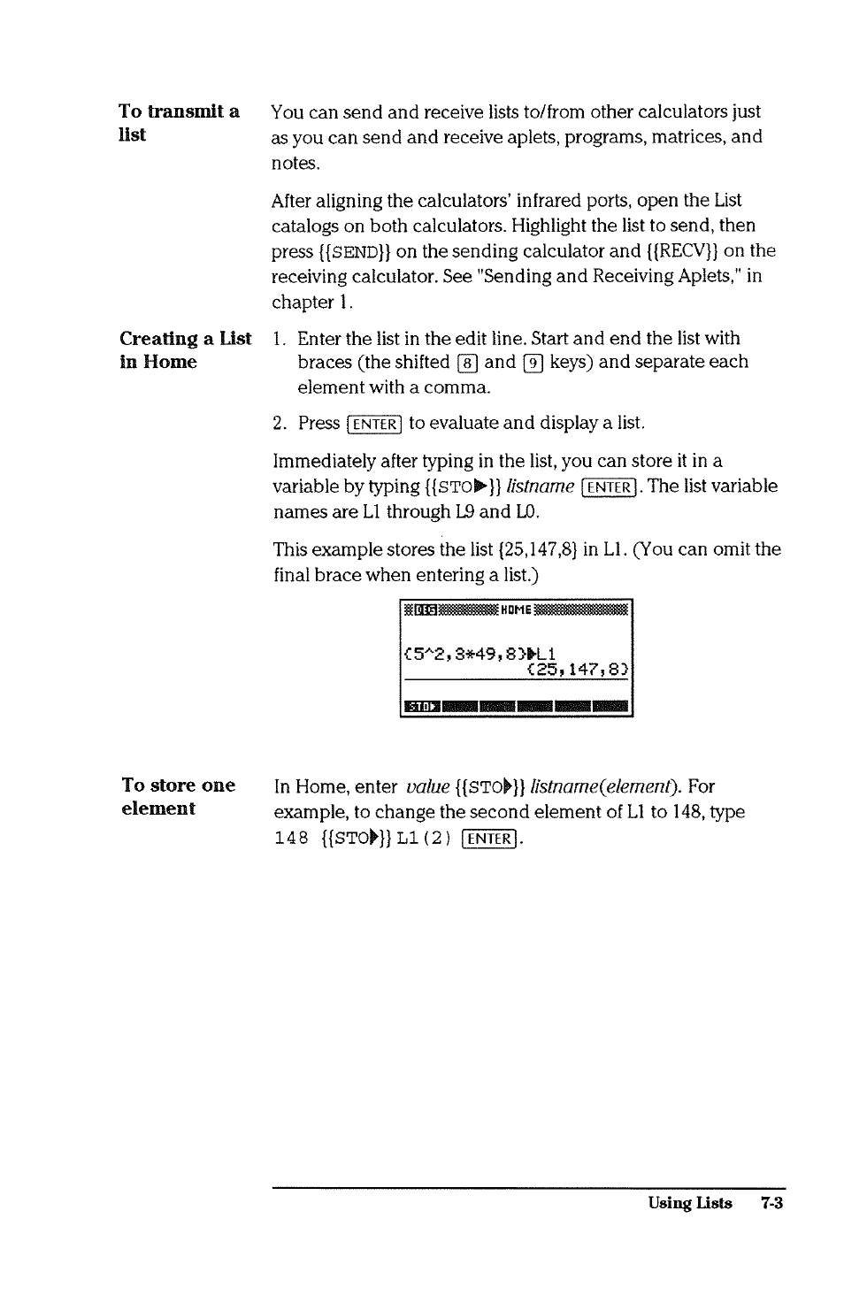 HP 38g Graphing Calculator User Manual | Page 147 / 228