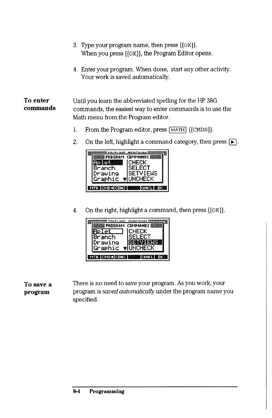 Leeehlbnai | HP 38g Graphing Calculator User Manual | Page 156 / 228