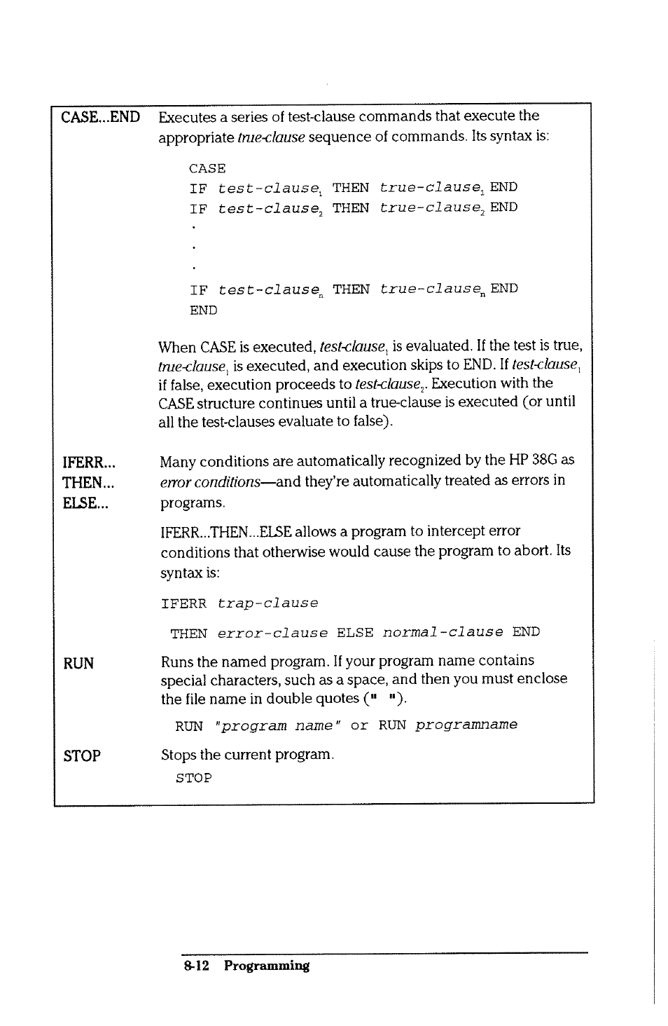 HP 38g Graphing Calculator User Manual | Page 164 / 228