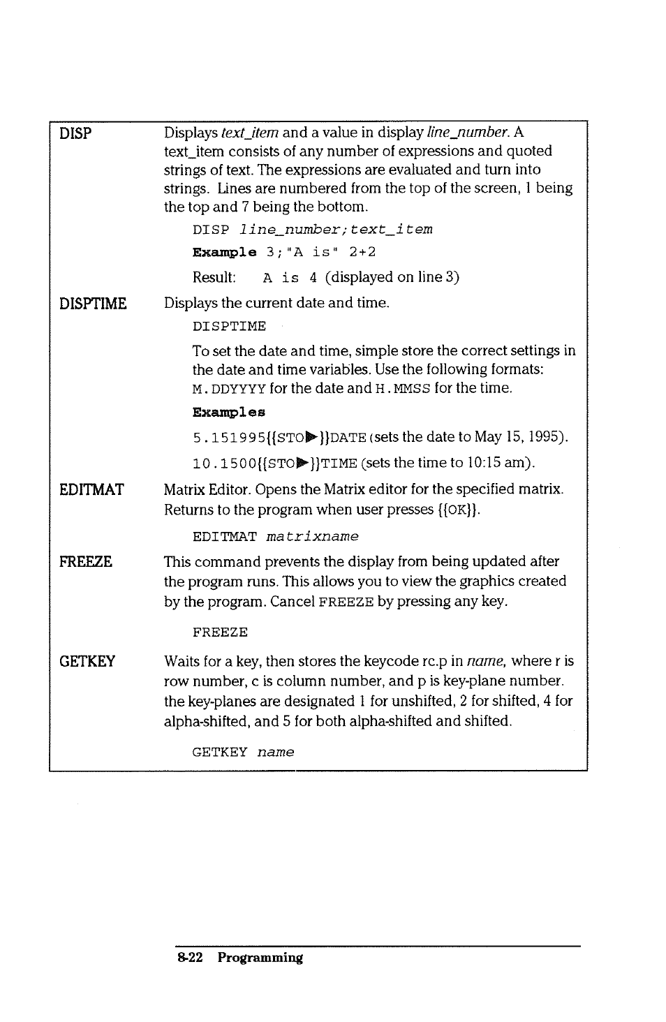 HP 38g Graphing Calculator User Manual | Page 174 / 228