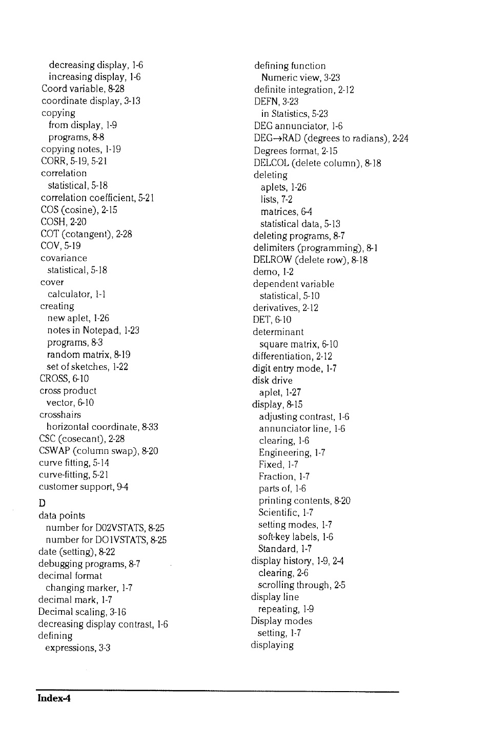 HP 38g Graphing Calculator User Manual | Page 212 / 228