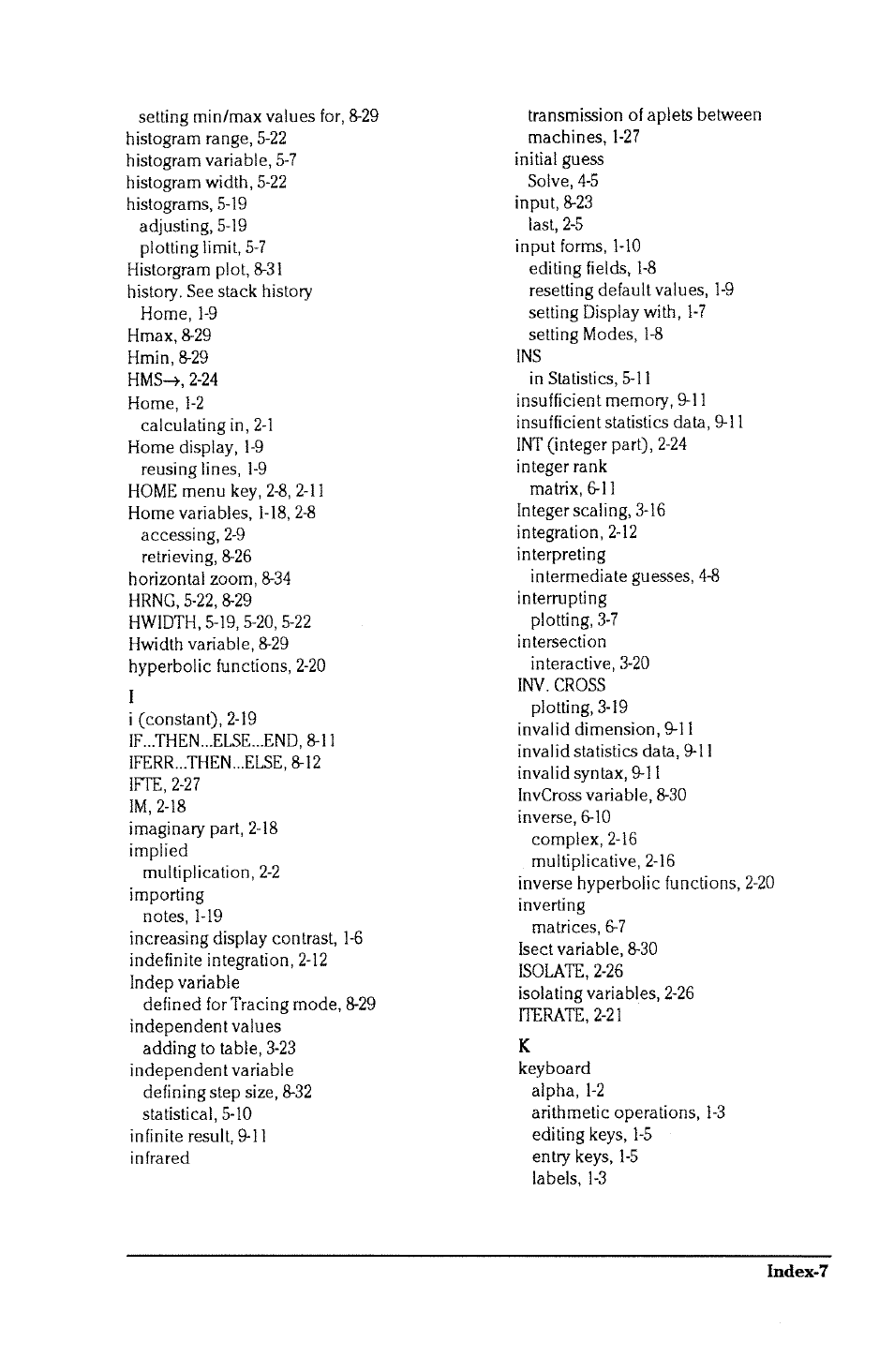 HP 38g Graphing Calculator User Manual | Page 215 / 228