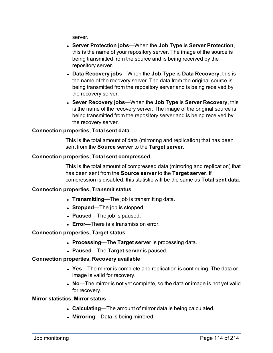HP Storage Mirroring Software User Manual | Page 115 / 215