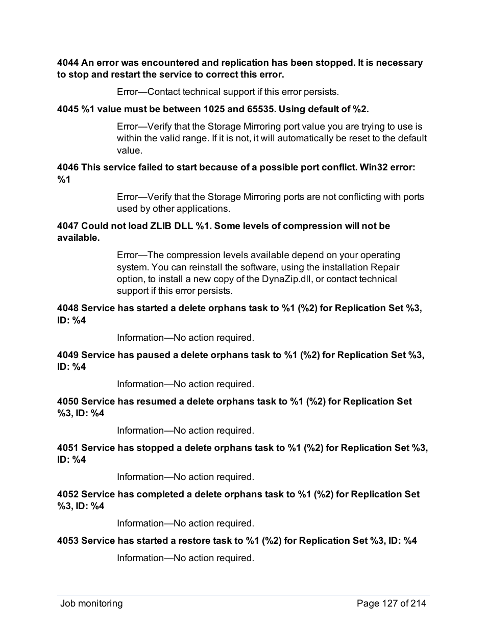 HP Storage Mirroring Software User Manual | Page 128 / 215